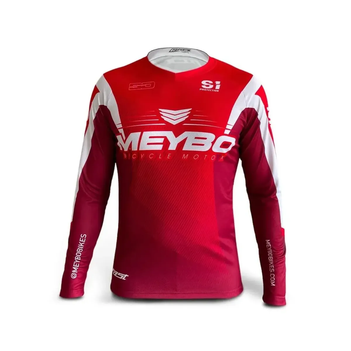 Meybo Race Jersey V6 SlimFit Red/White